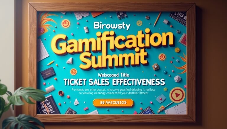 gamificationsummit ticket sales effectiveness