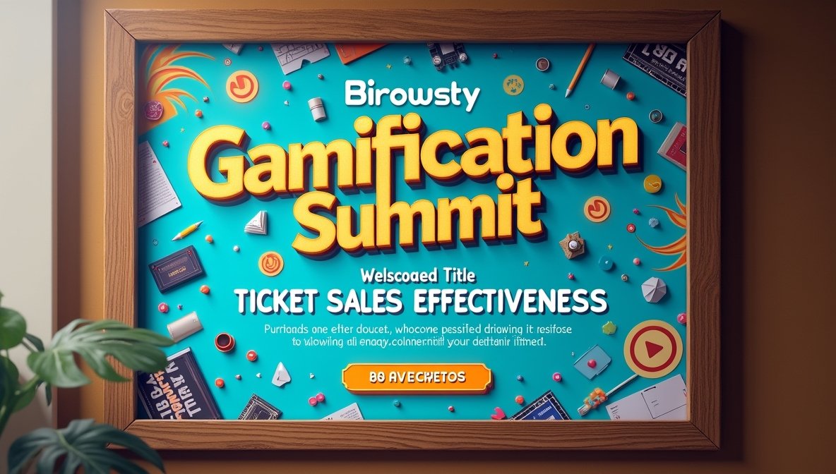 gamificationsummit ticket sales effectiveness