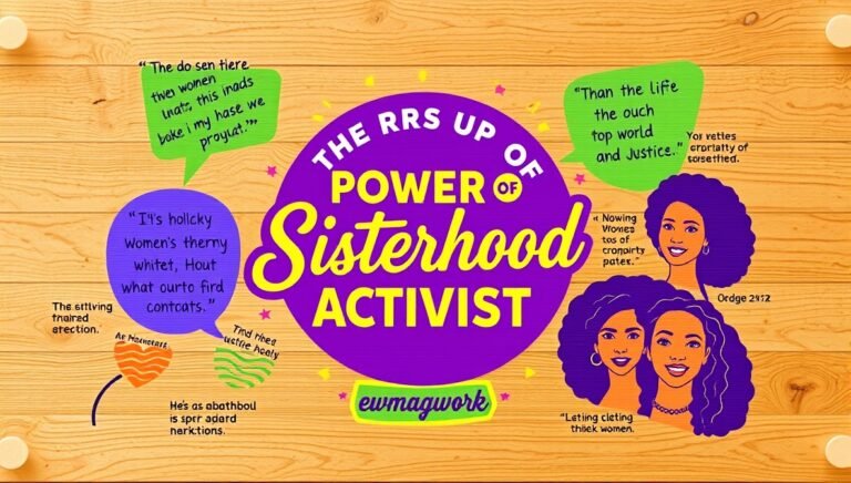 the power of sisterhood activism ewmagwork