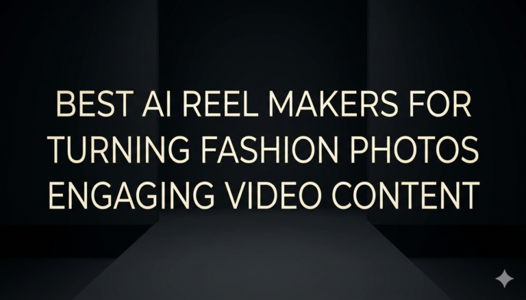 Best AI Reel Makers for Turning Fashion Photo