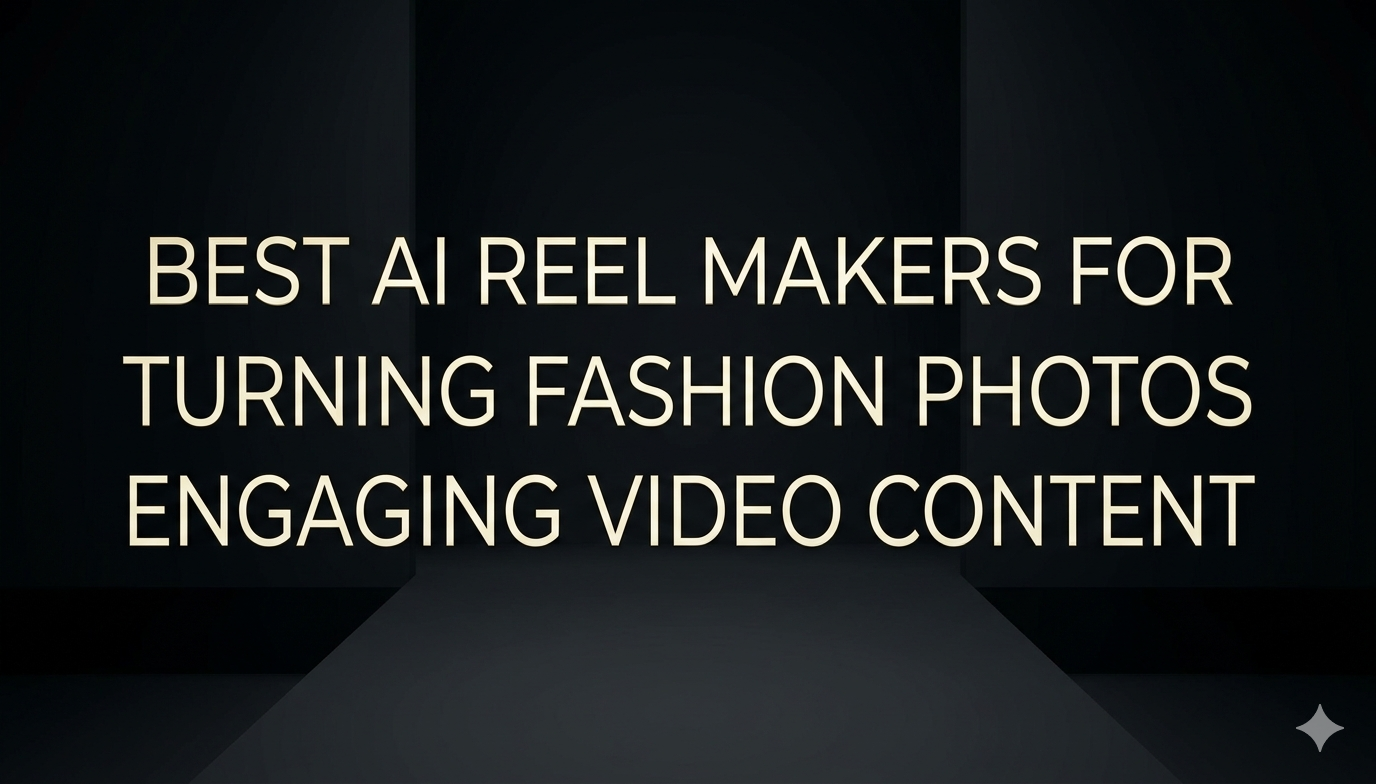 Best AI Reel Makers for Turning Fashion Photo