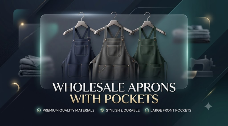 Wholesale aprons with pockets