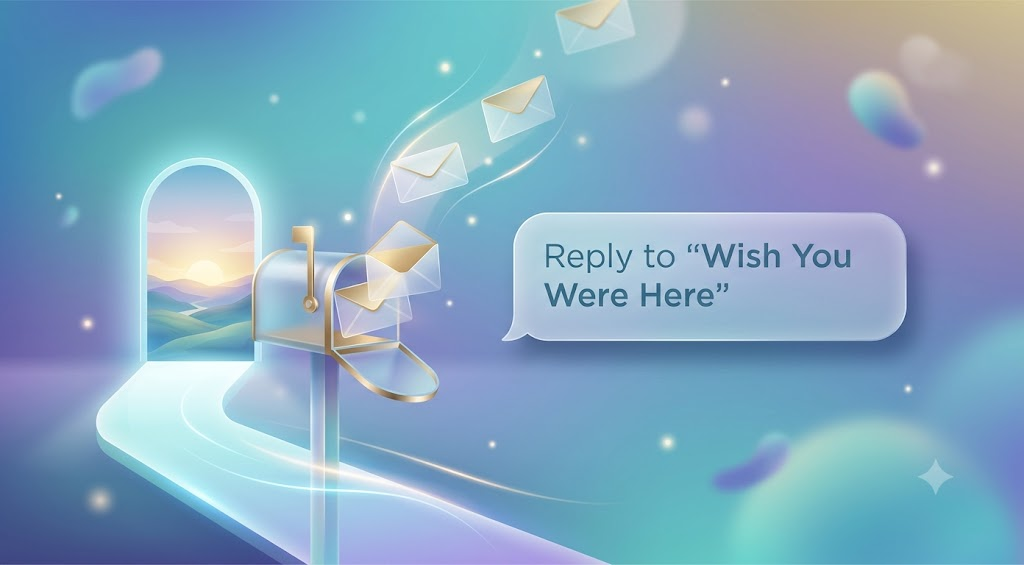 Reply To “Wish You Were Here”
